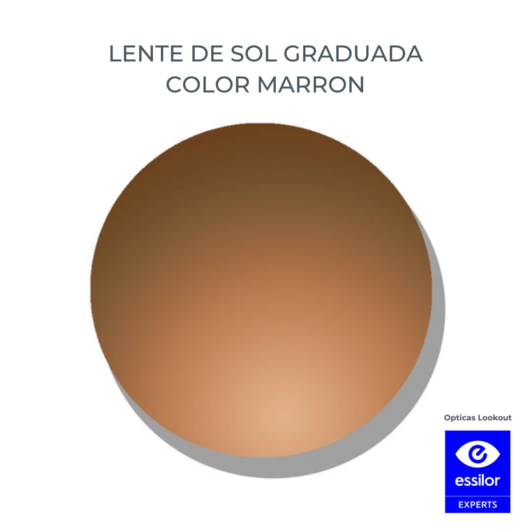Lente de sol graduada color marron - foto 1