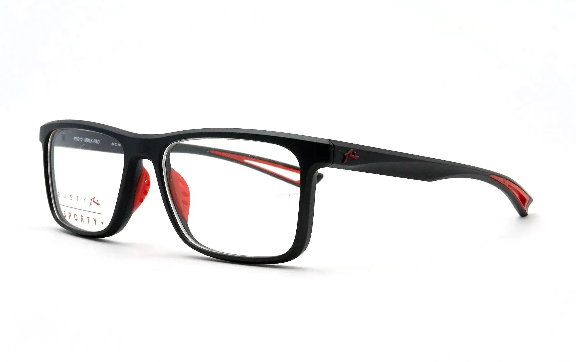 RUSTY PRO12 MBLK RED - Opticas Lookout