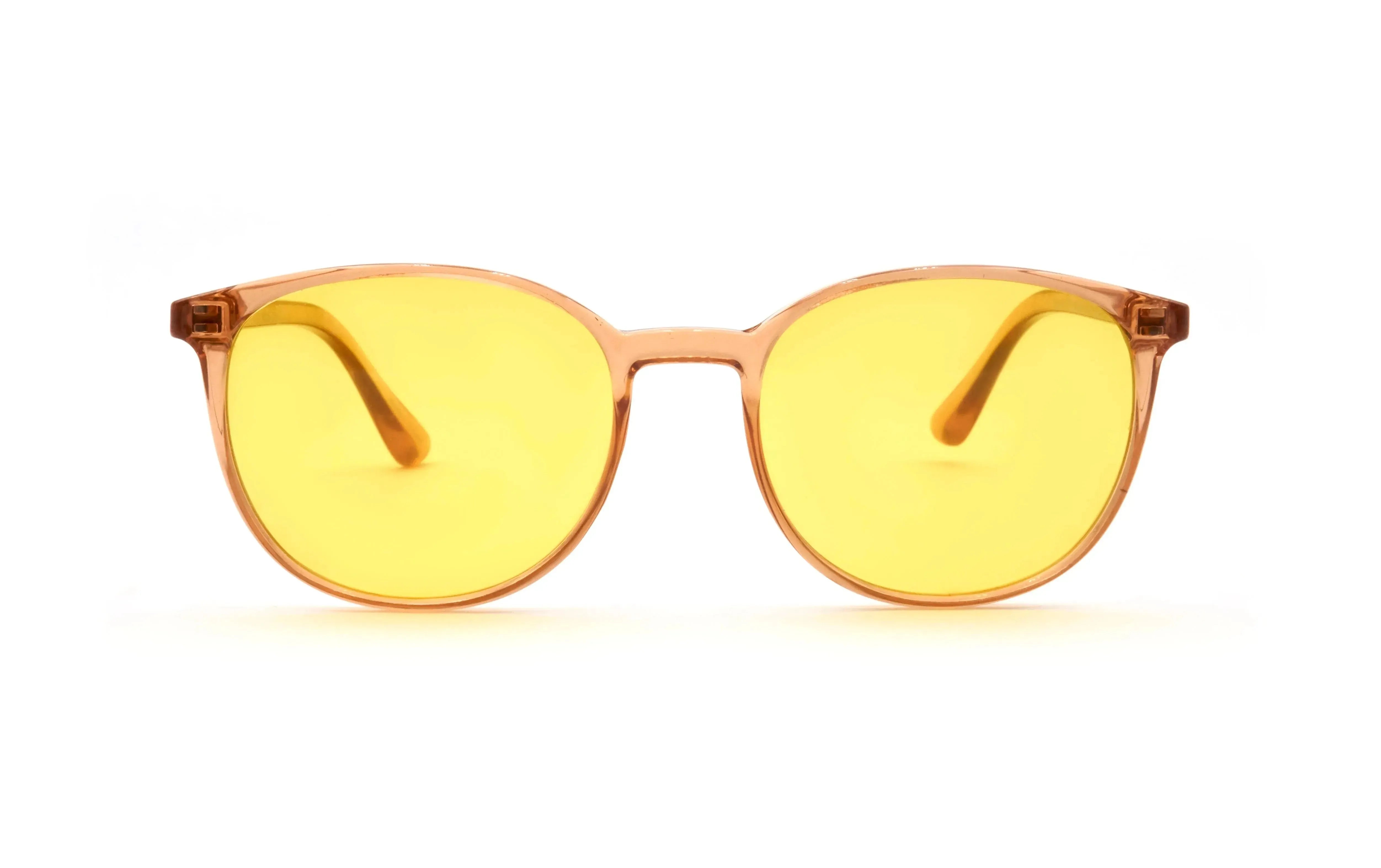 blue blocker snub caramel 450nm - GARAGE SALE - Opticas Lookout
